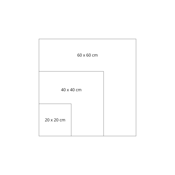 Dimensions disponibles